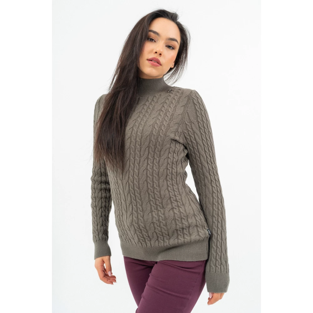 BUDMIL Kötött garbó Female M khaki