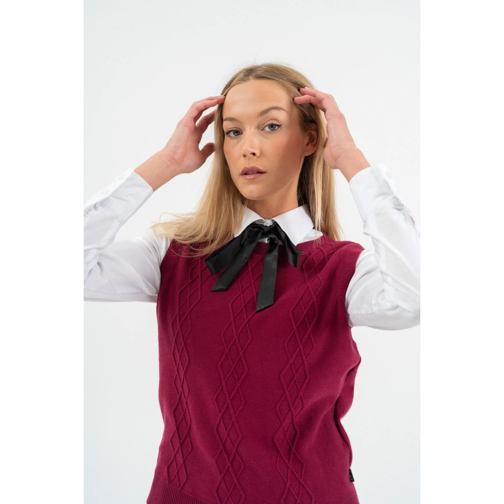 BUDMIL Kötött mellény Female M bordeoux