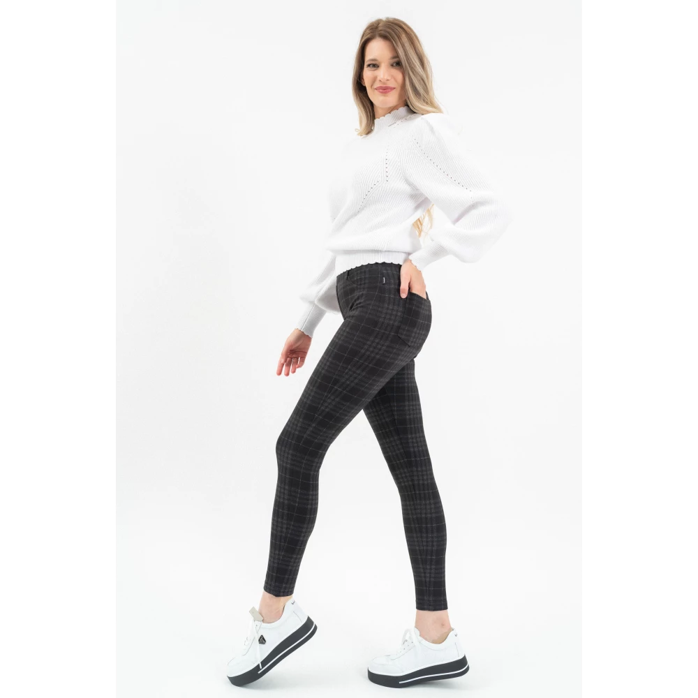 BUDMIL Leggings Női S fekete-fehér
