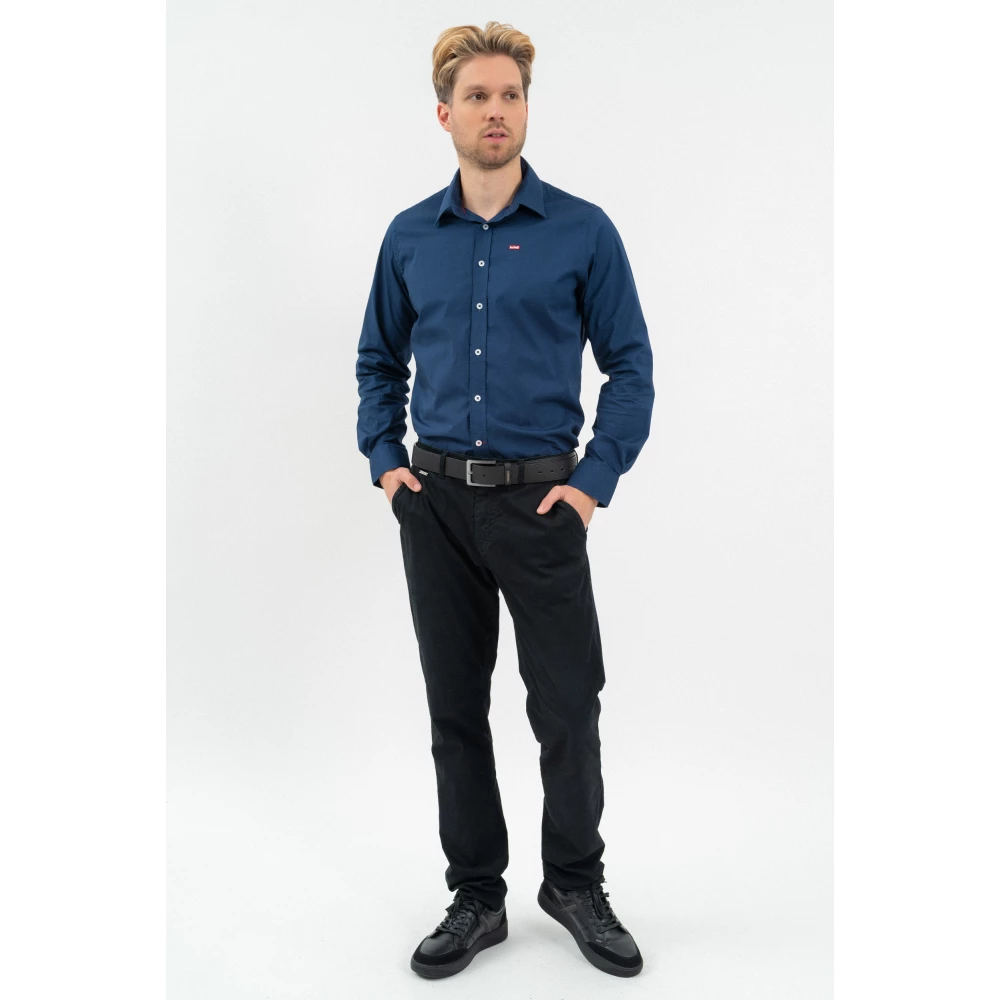 BUDMIL Modern fit ing Férfi L s.kék