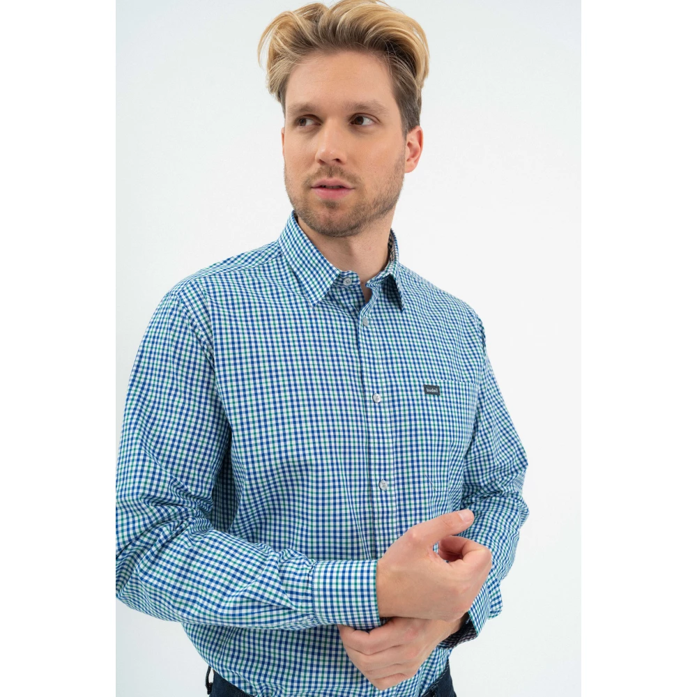 BUDMIL Regular fit ing Férfi XL kék-zöld