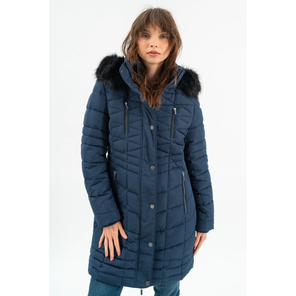 BUDMIL Winter jacket dupla elejerésszel Female XXXL s.kék