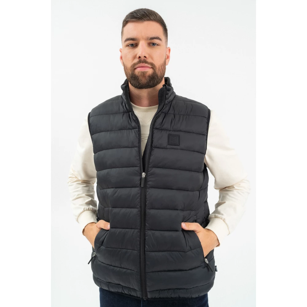 BUDMIL slim steppelt mellény Man XL black