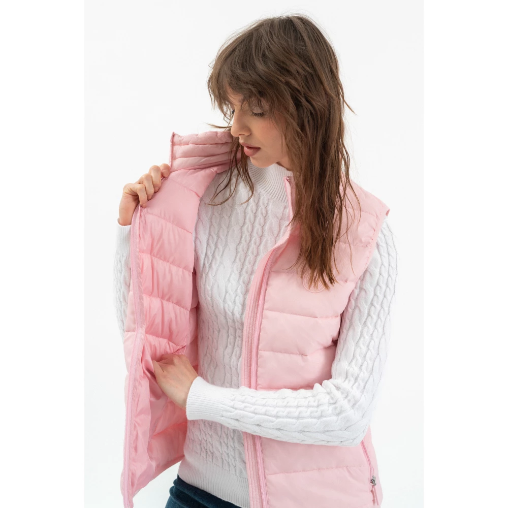 BUDMIL slim steppelt mellény Female XXL pink