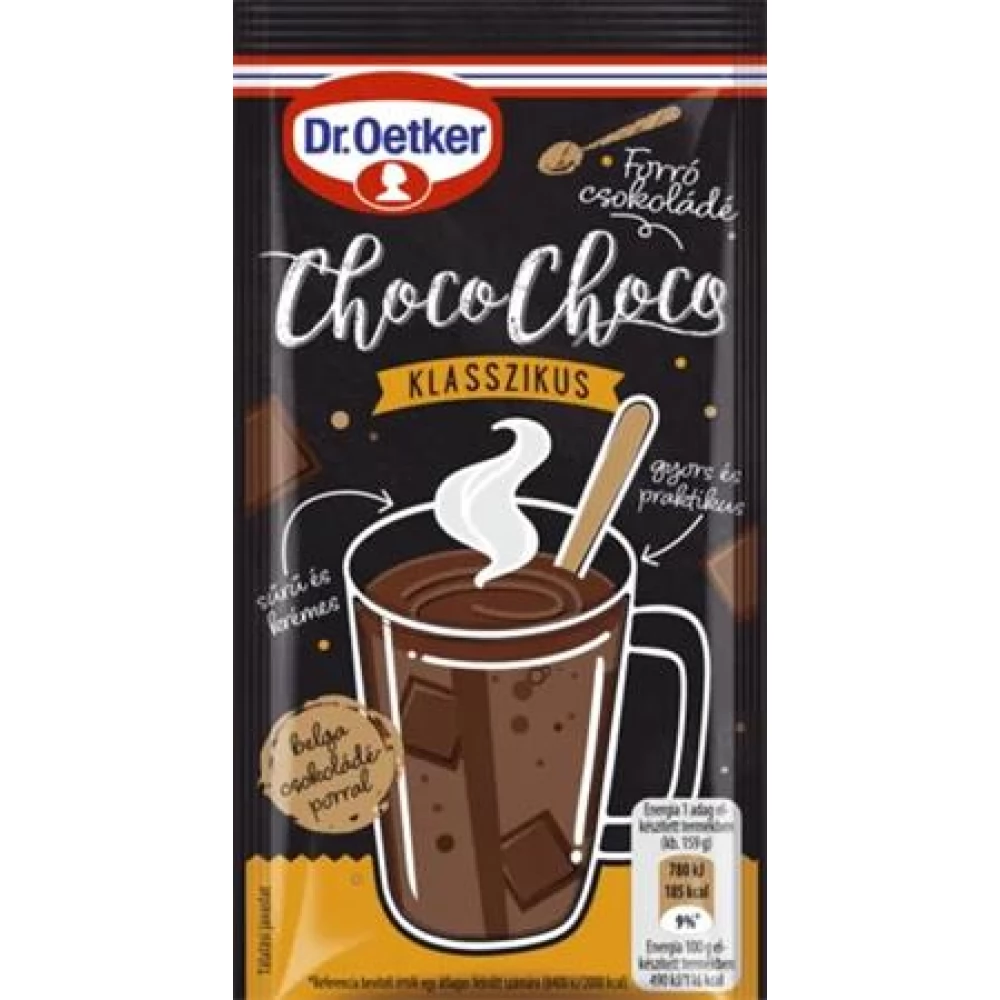 DR.OETKER KHE370 Choco-Choco Forró csokoládé klasszikus 34g