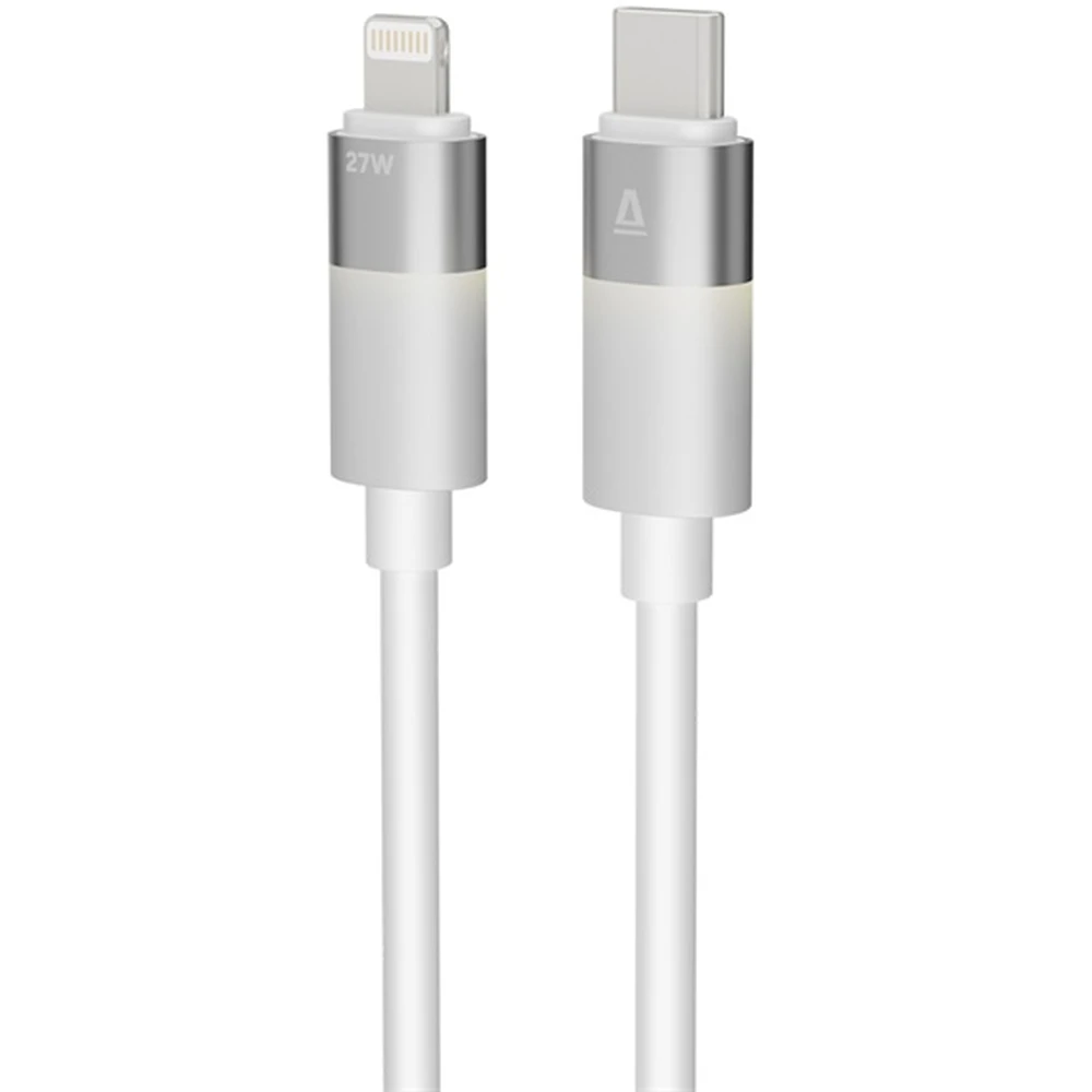 AVAX USB 2.0 Type C Lightning Töltő/adat Fehér 1m CB314
