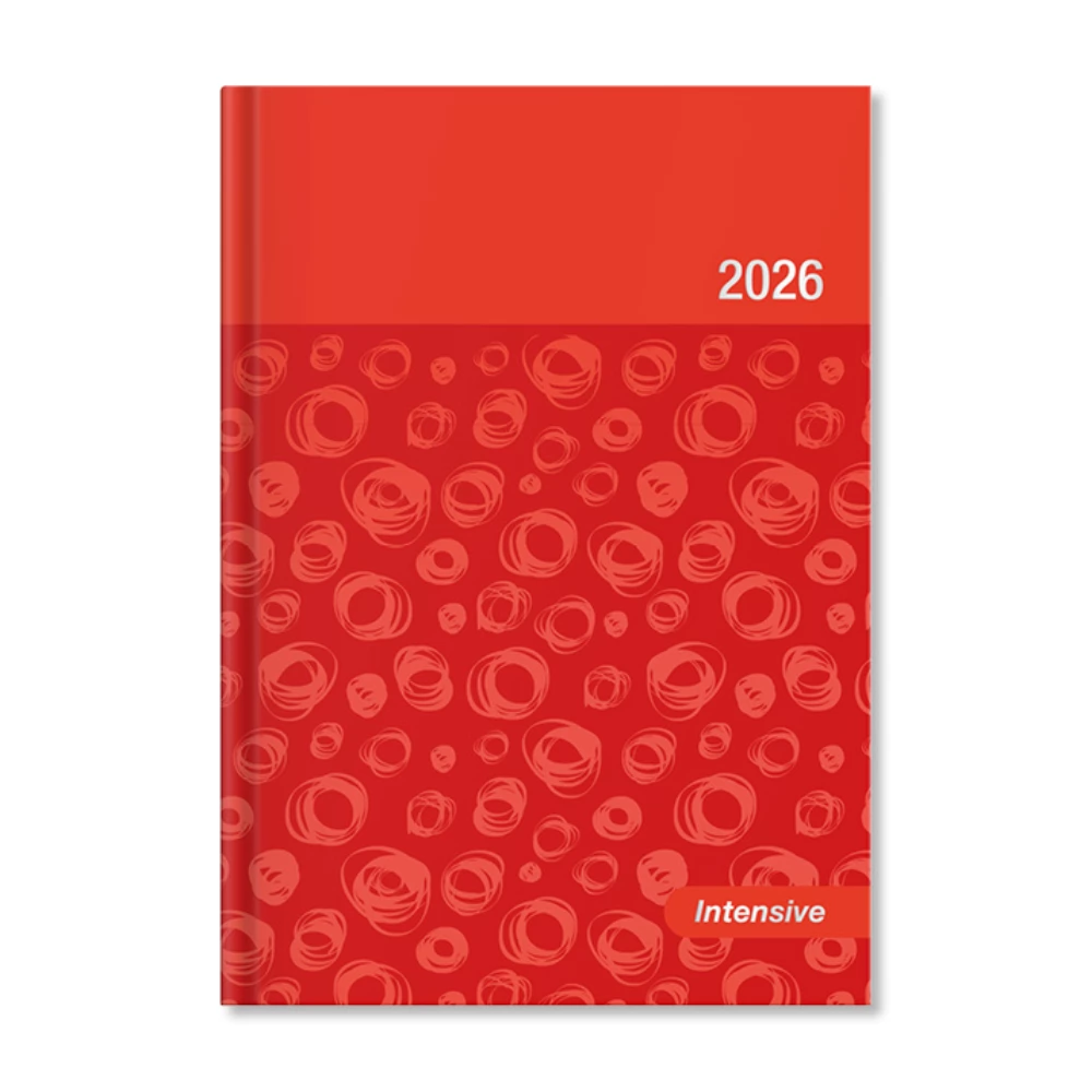 PerioD Intensive 2026 B6 weekly beosztású orange laque határidőnapló