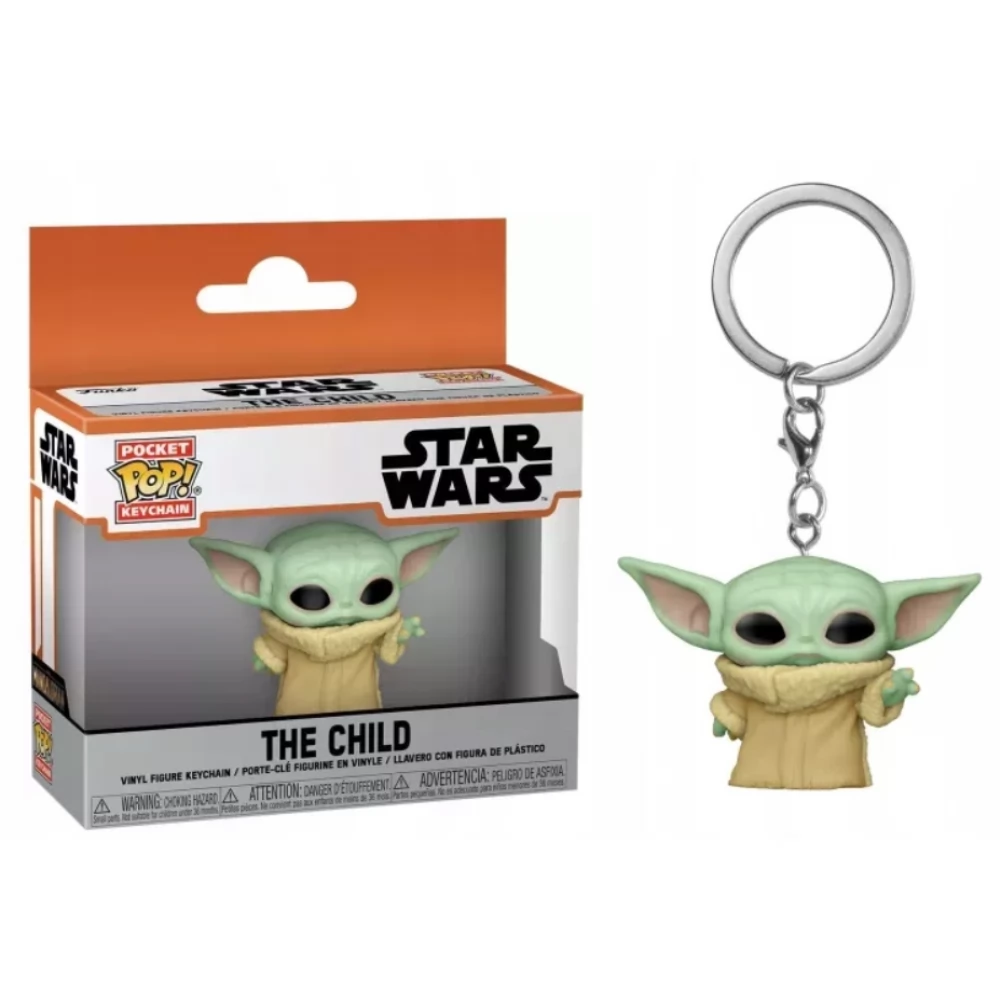 FUNKO Pocket Pop Keychain The Mandalorian - Grogu key ring 53043