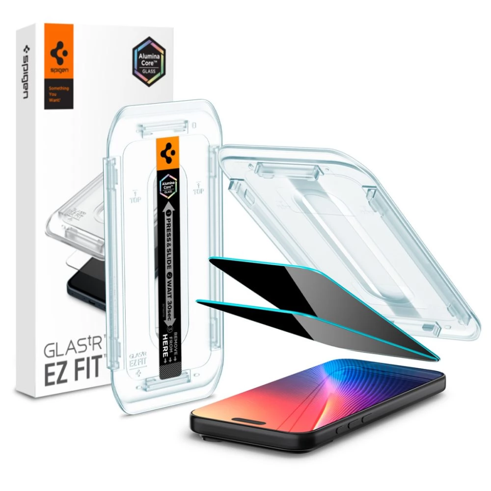 SPIGEN GLAS.tR EZ Fit Privacy Screen protector iPhone 17 Pro Max / iPhone 18 Pro Max/16 Pro Max