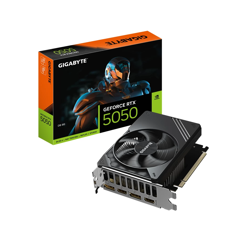 GIGABYTE GV-N5050D6-8GD GeForce RTX 5050 8GB GDDR6 DLSS4