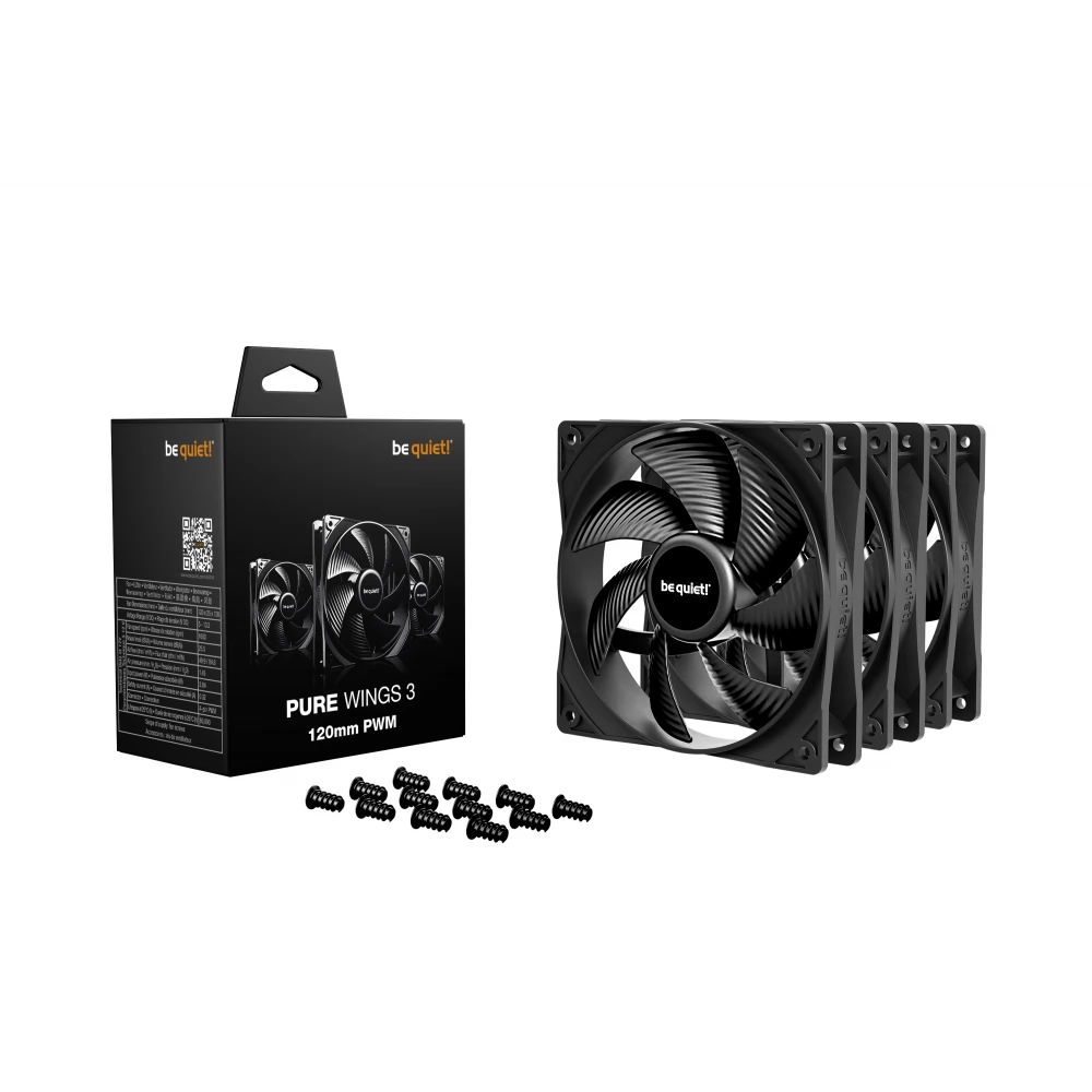BE QUIET! Pure Wings 3 120mm PWM 3 pieces set