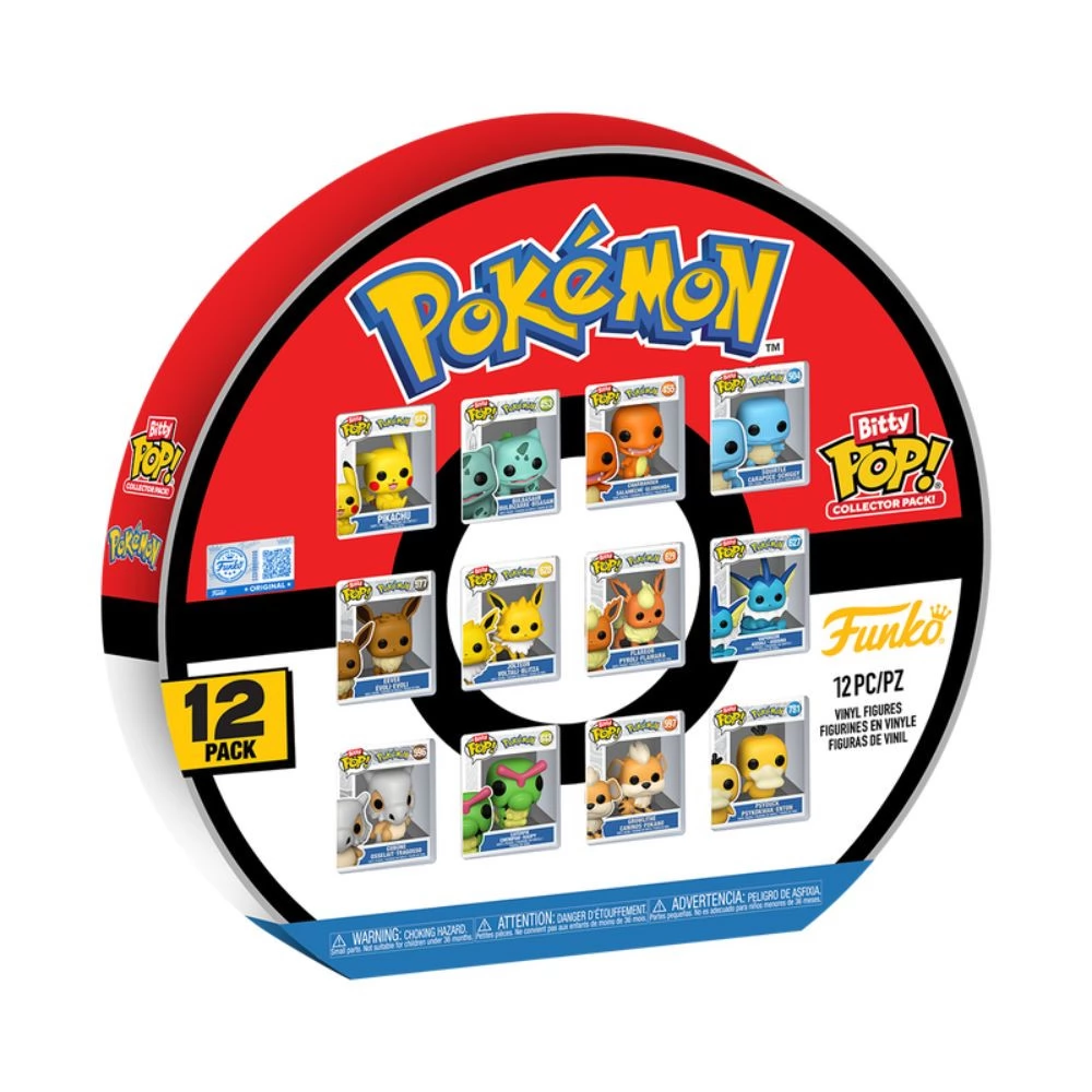 FUNKO Bitty Pop Pokémon figura set 12 pieces