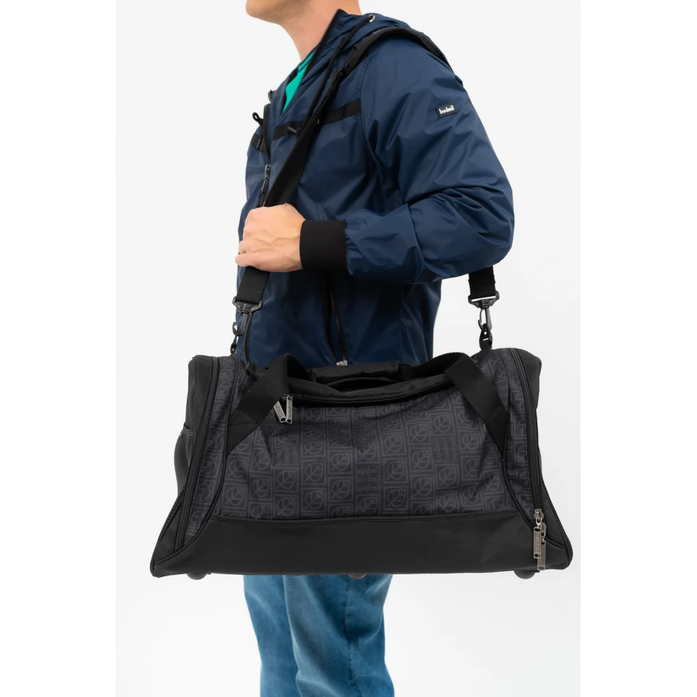 Budmil Pattern BUDMIL Sporttáska travel bag Man v2 black - pattern - iPoncomp.com