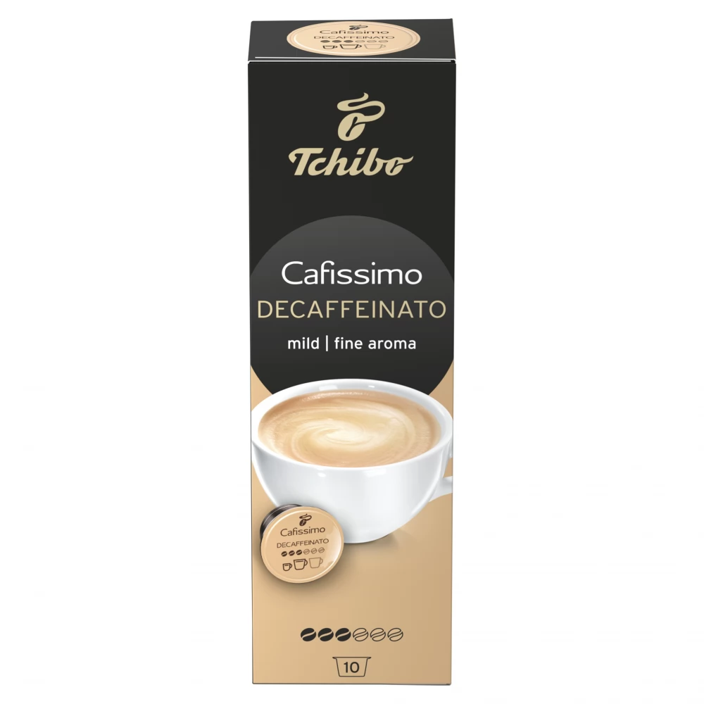 TCHIBO Cafissimo Decaffeinato koffeinmentes kávékapszula 10db