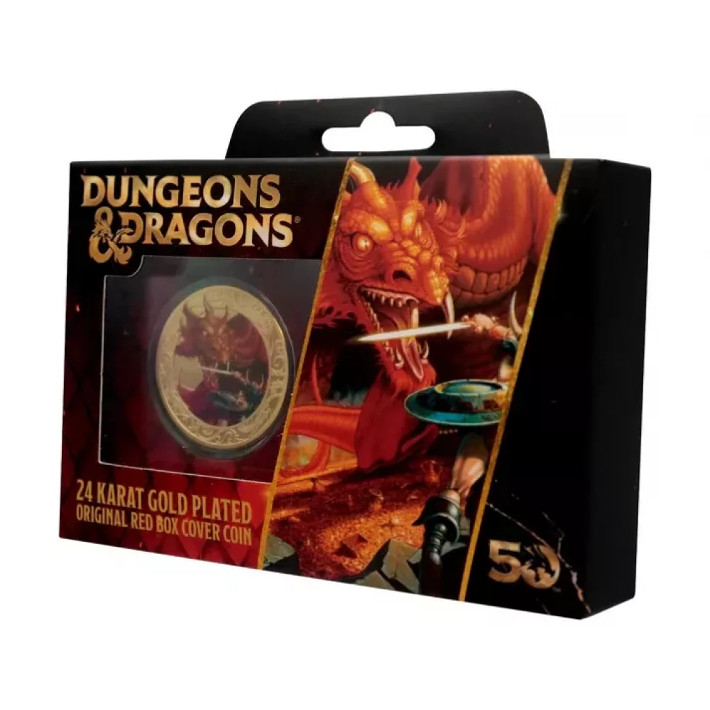 FANATTIK Dungeons & Dragons 24 karátos arannyal bevont gyűjtői érme