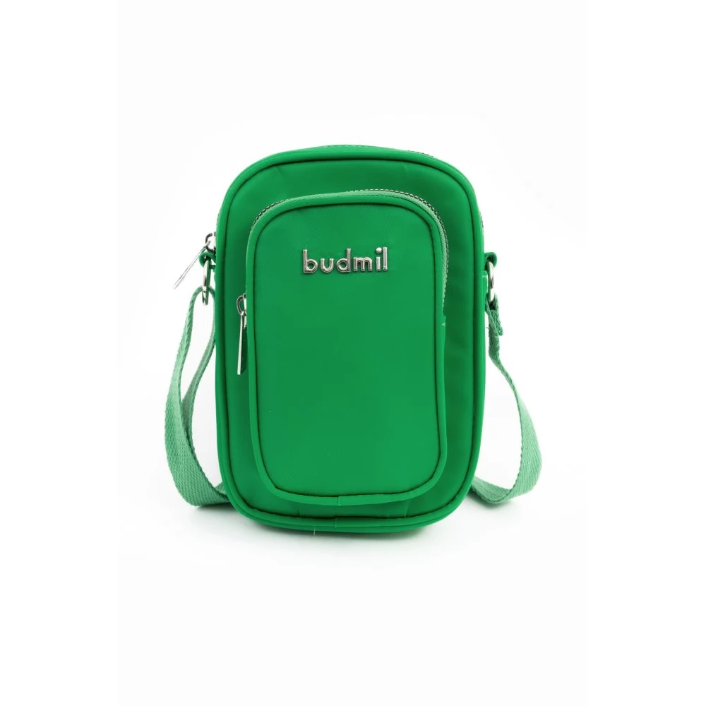 BUDMIL Universal textil female phone case kistáska green