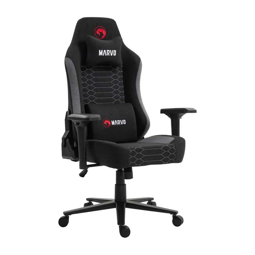 MARVO CH-178 GY Gaming chair black-gray