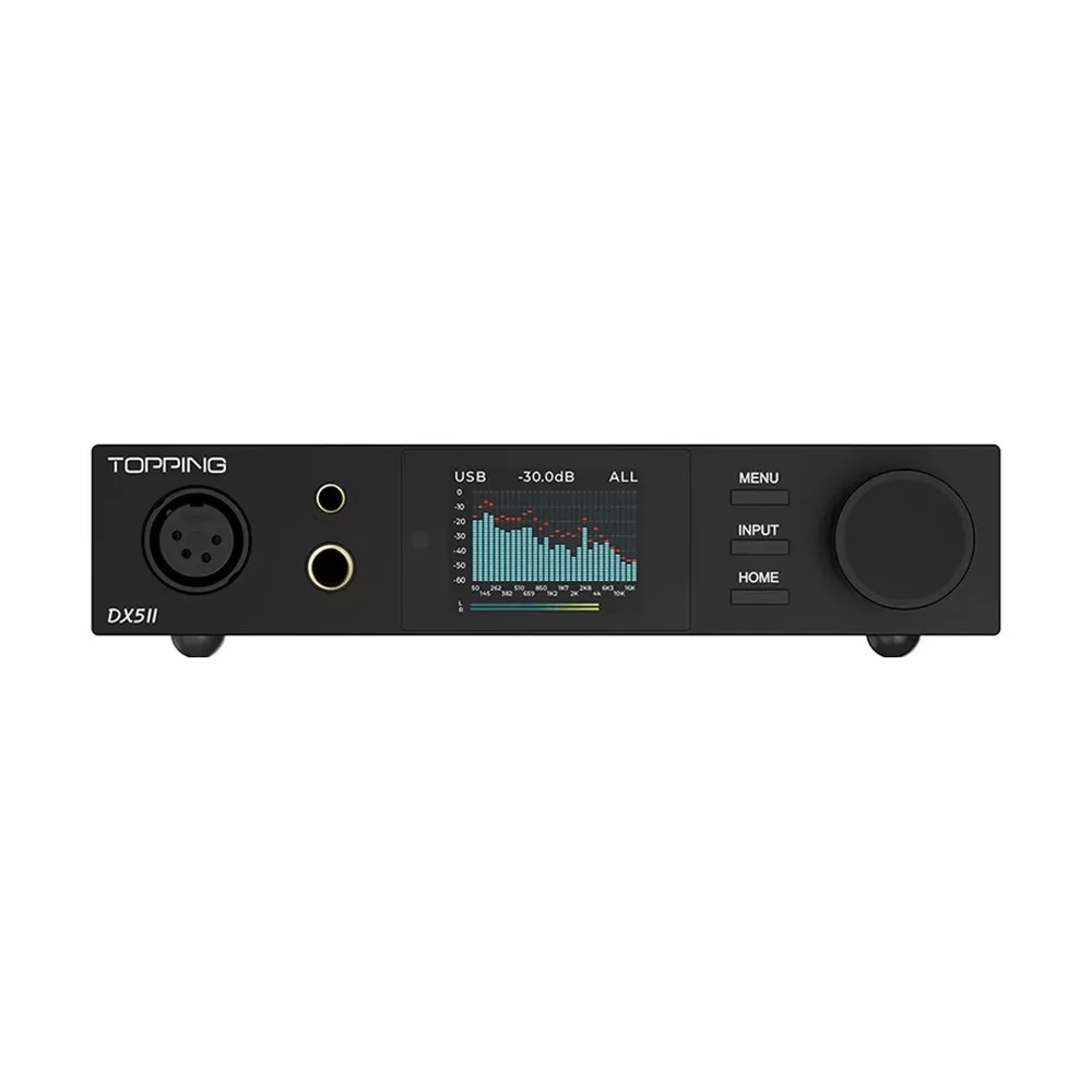 アンプ TOPPING dx5ii TOPPING DX5II Table DAC and NFCA headphone amplifier Black