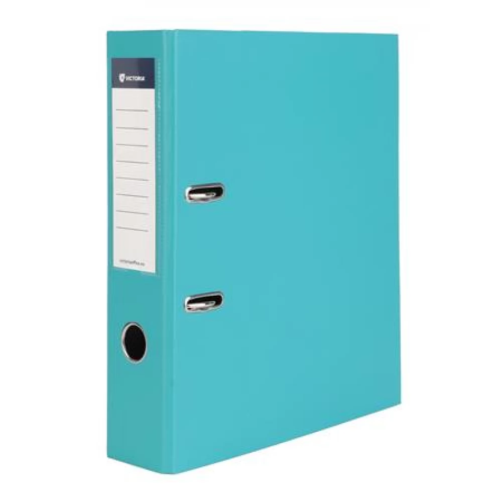 VICTORIA Basic Binders 75 mm A4 PP/karton turcoise