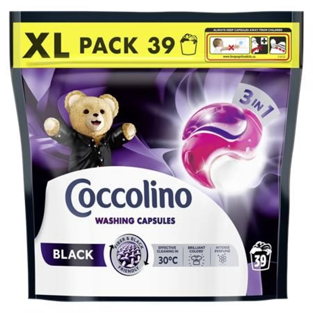 COCCOLINO 64992137 3in1 Black Mosókapszula 39db