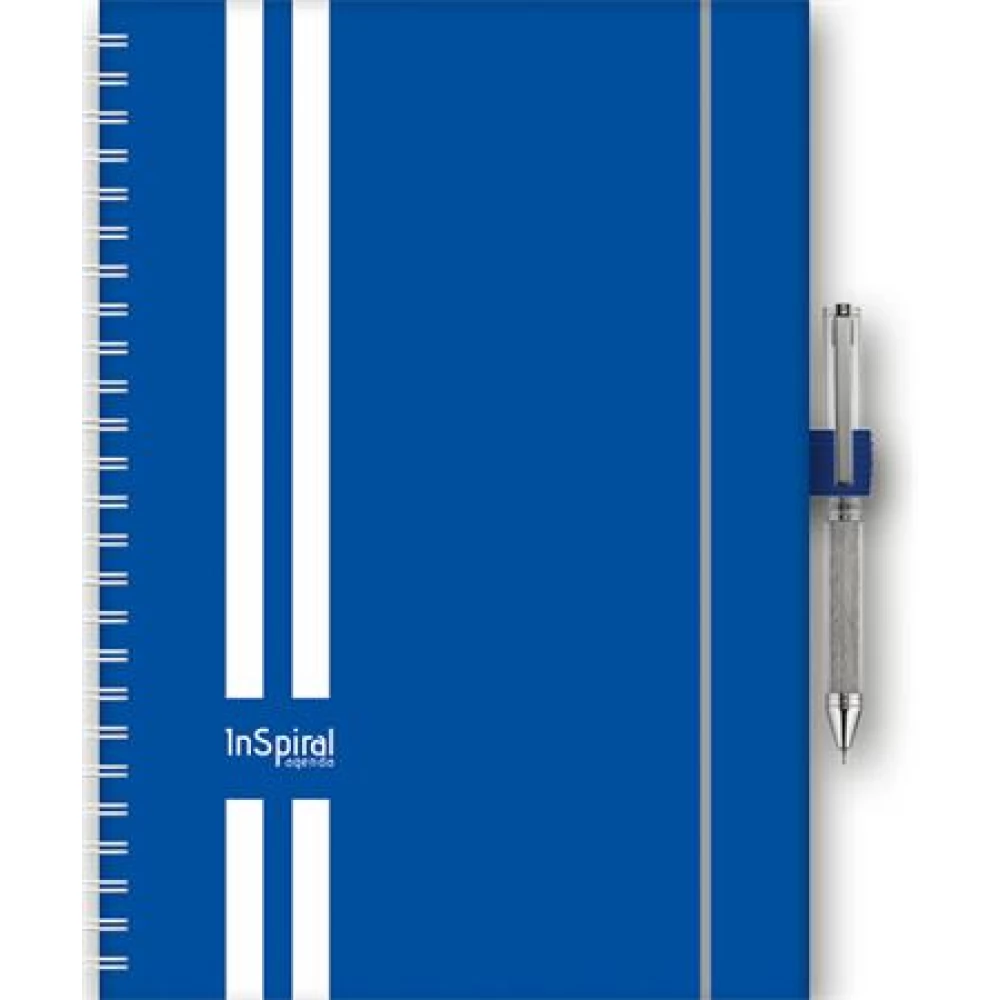 DAYLINER InSpiral GT Calendar tervező A5 weekly 2026 blue and white