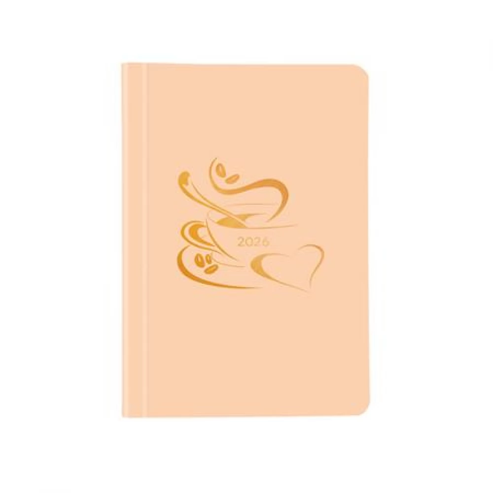 TOPTIMER Pastel Calendar tervező A5 weekly 2026 salmon
