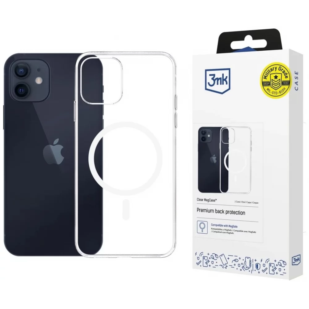 3MK Clear MagCase case iPhone 12 / 12 Pro transparent