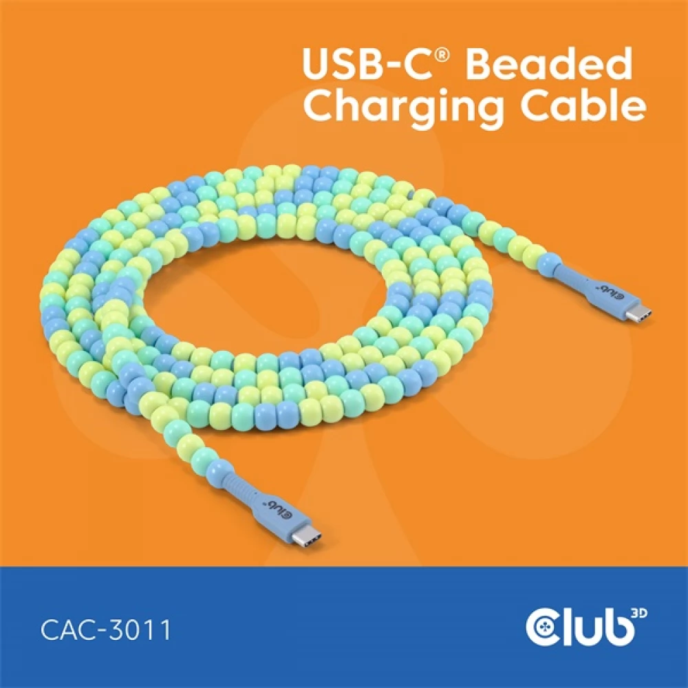 CLUB3D USB 2.0 Type C veza Plava 2m CAC-3011
