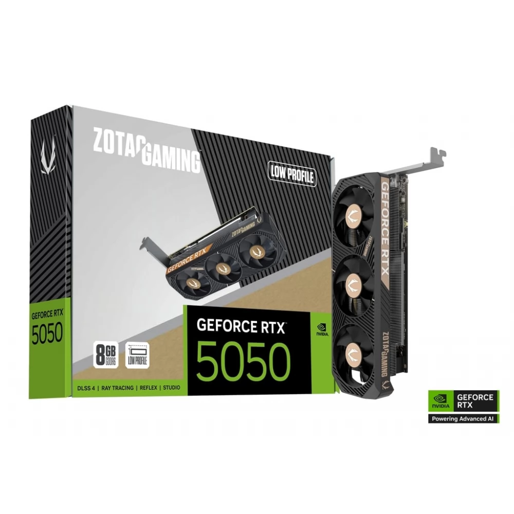 Zotac rtx 5050 8gb lp | gddr6 | grafična kartica 1 Zotac zt-b50500l-10l low profile geforce rtx 5050 8gb gddr6 dlss4
komponentko