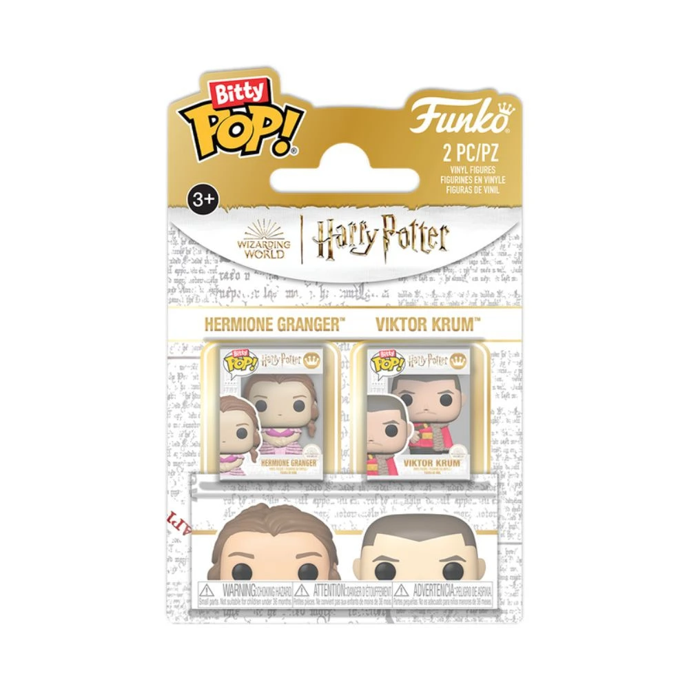 FUNKO Bitty Pop Harry Potter Fire Goblet - Hermione and Frum figura set