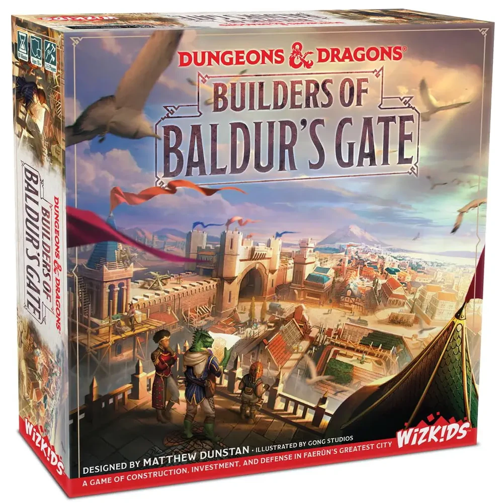 WIZK!DS Builders of Baldurs Gate társasjáték