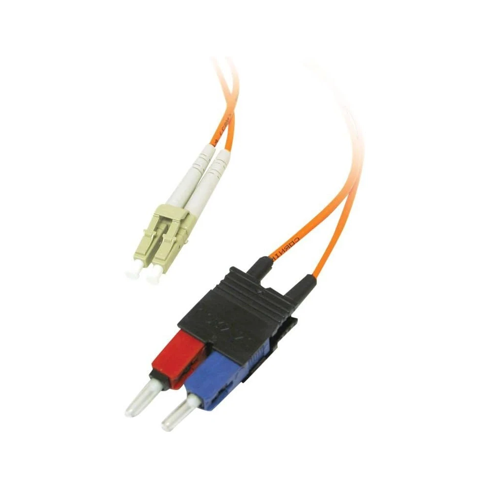 C2G Fiber Optic LC Fiber Optic SC Converter Orange 2m 85256