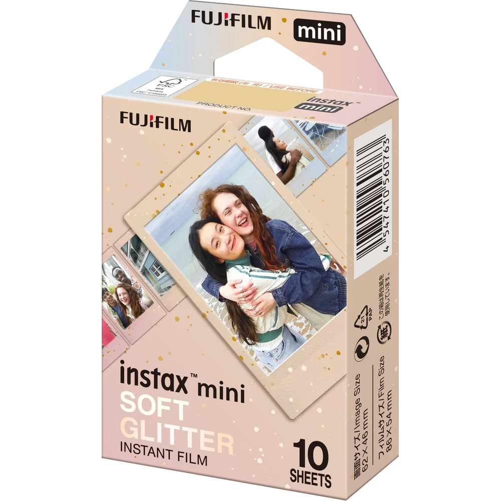 FUJI Instax Mini Film Glitter hârtie fotografică (10 buc)