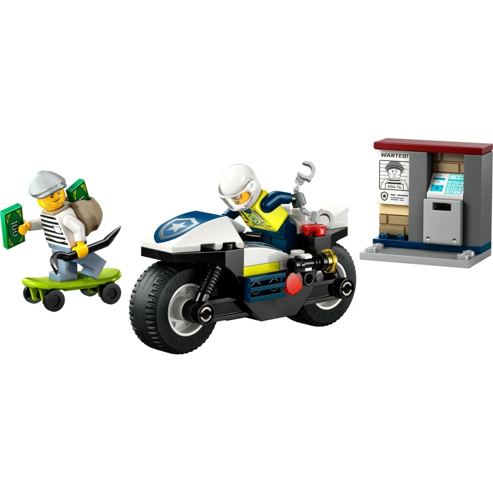 LEGO City Üldözés police motorkerékpárral 60455