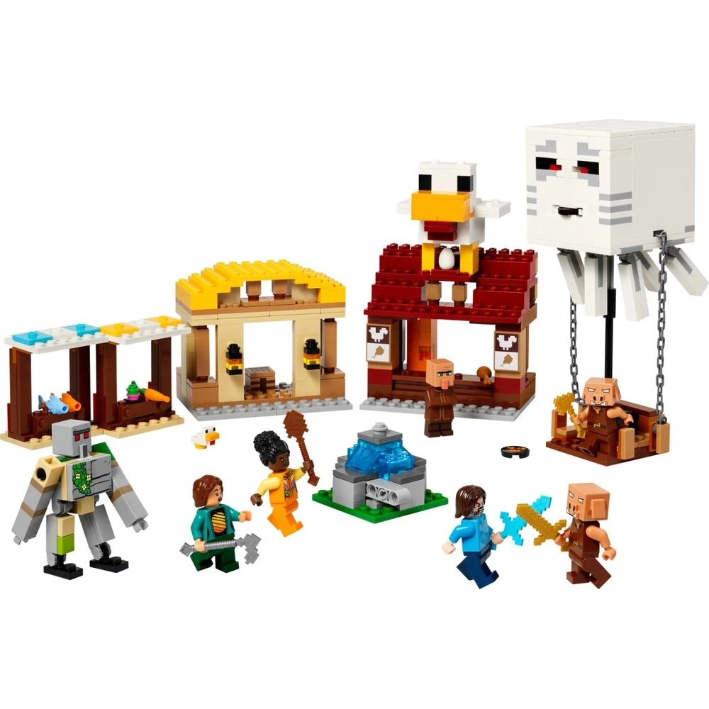 LEGO Minecraft A szellemléghajó és falutámadás 21273