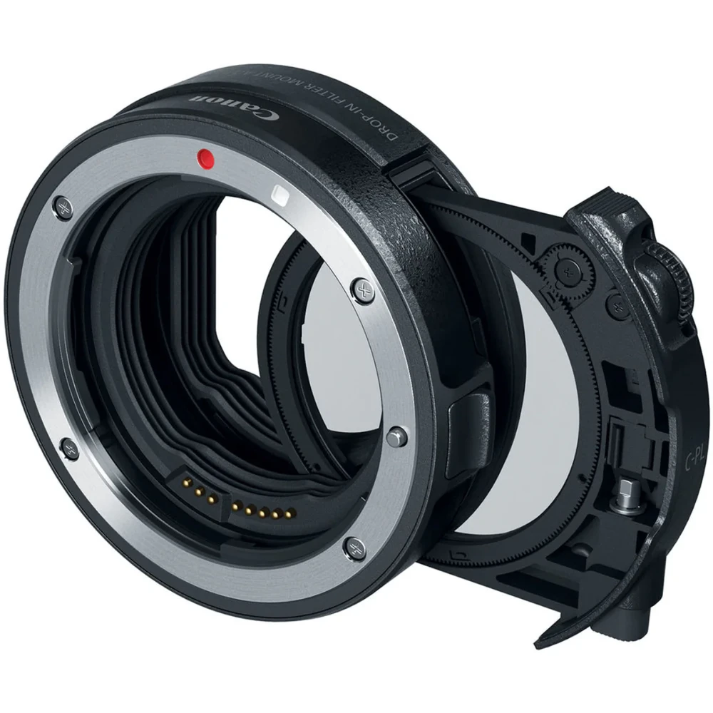 CANON EF-EOS RF adapter Drop-in C-PL filter
