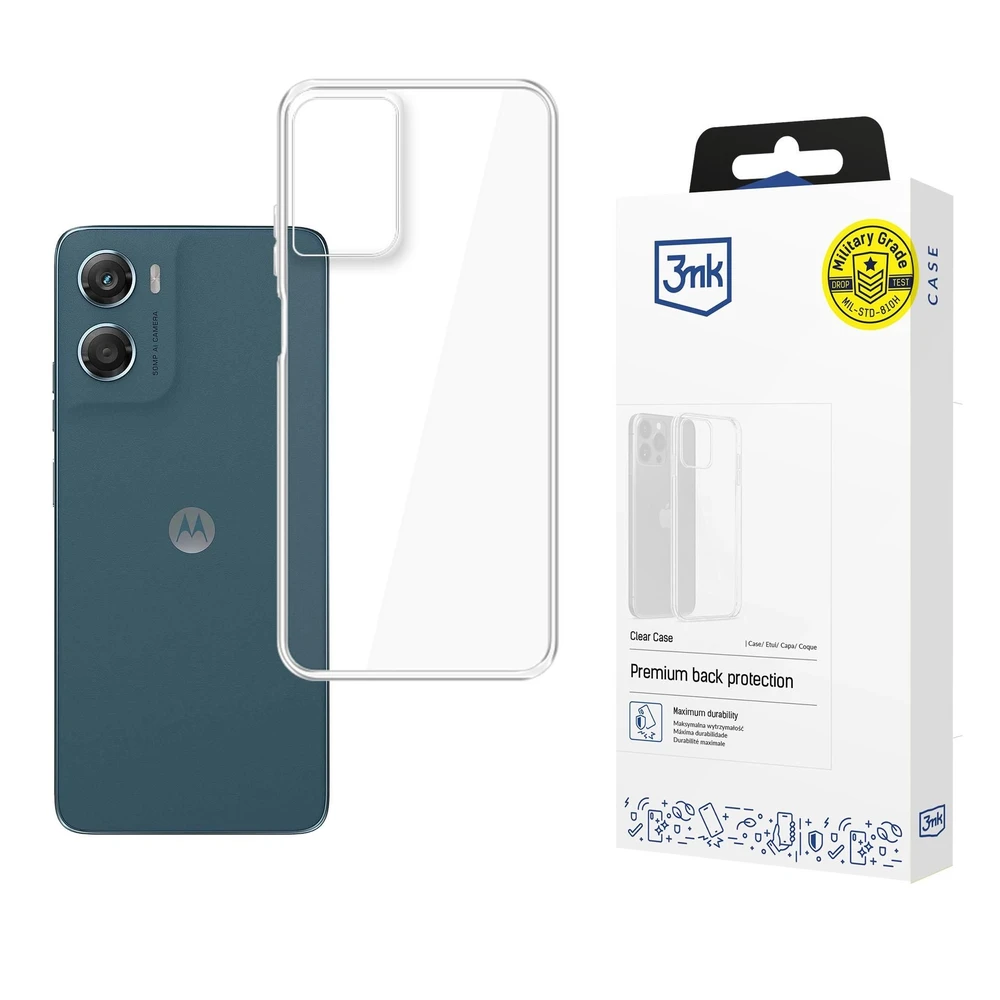 3MK Clear Case Motorola Moto G06 / G06 Power transparent