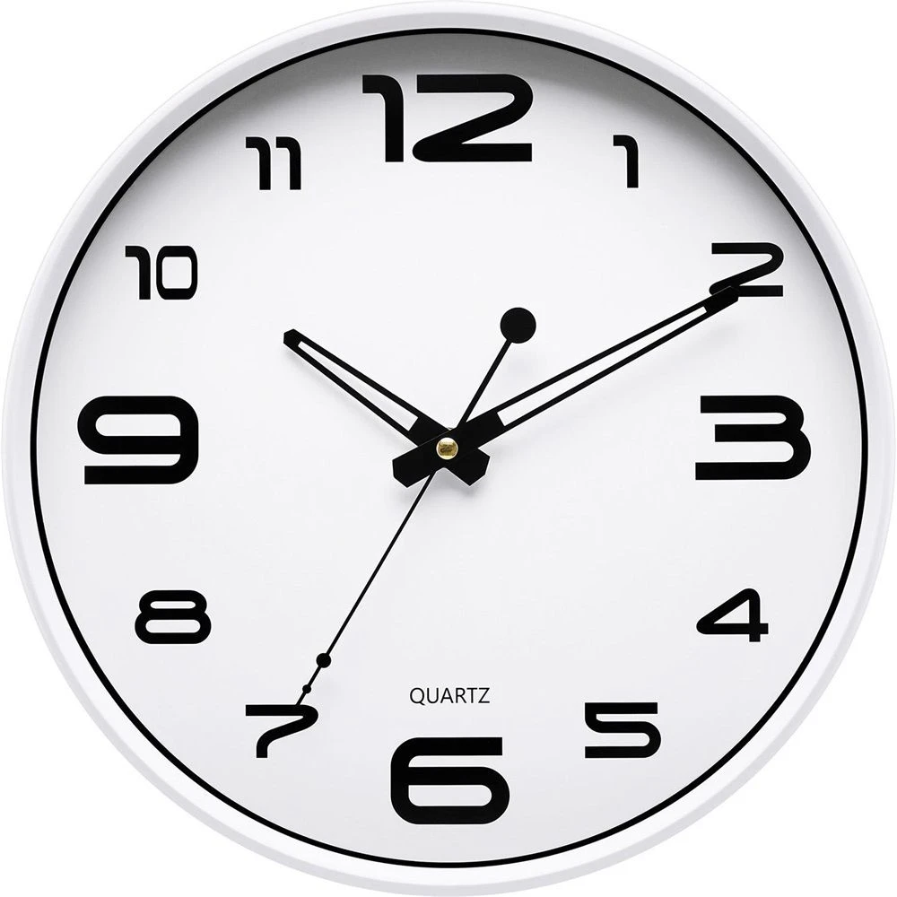 TOO CL-3359 Classic wall clock white