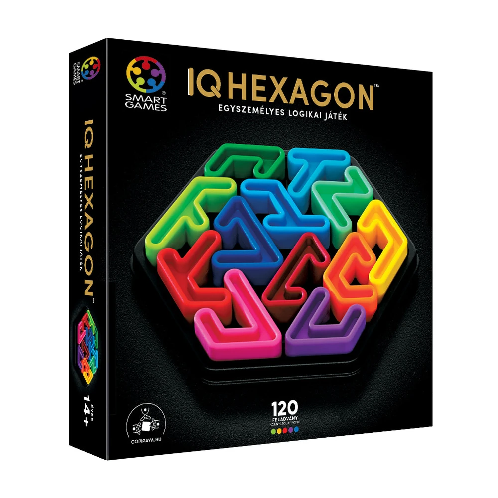 SMART GAMES IQ Deluxe - Hexagon egyszemélyes logikai játék