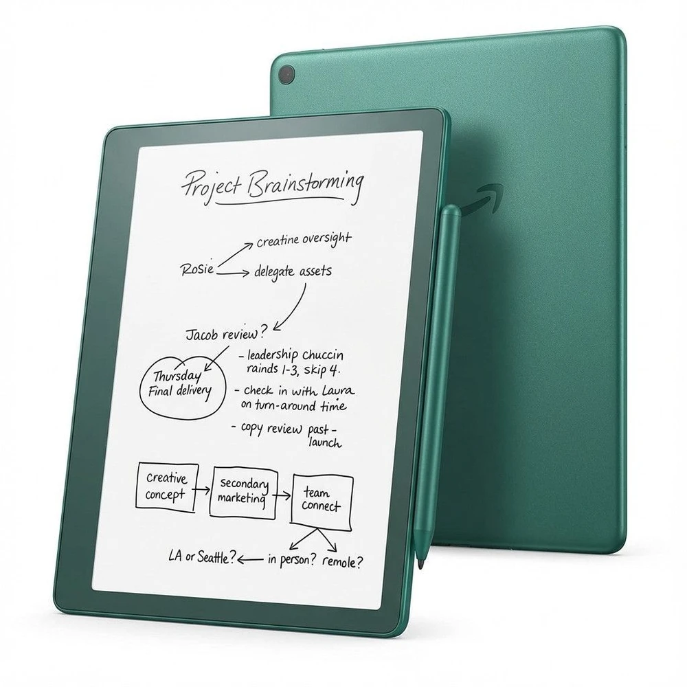 【美品】Kindle Scribe 2024版64GBグリーン純正カバーセット Amazon Kindle Scribe 2024 2nd gen 64GB Jade Green 10.2 inch