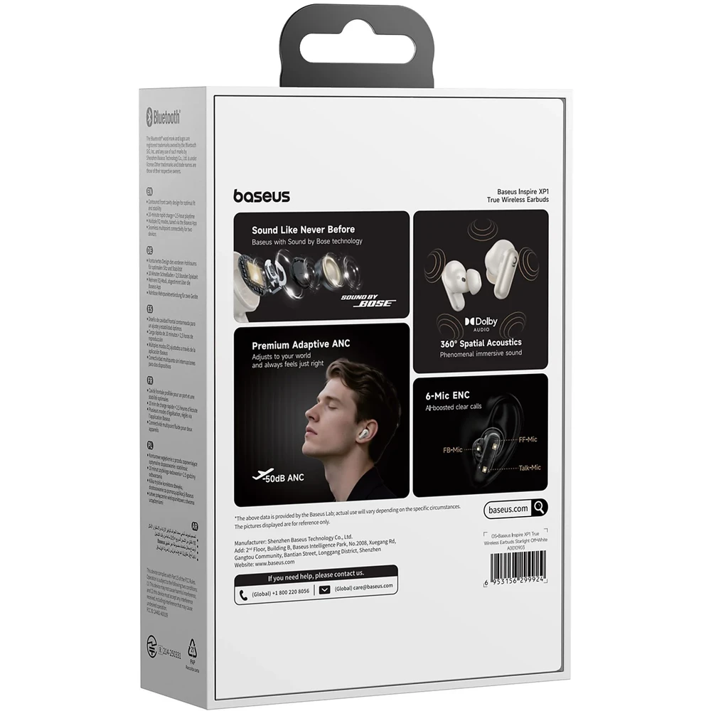 BASEUS Inspire XP1 TWS white - iPoncomp.com