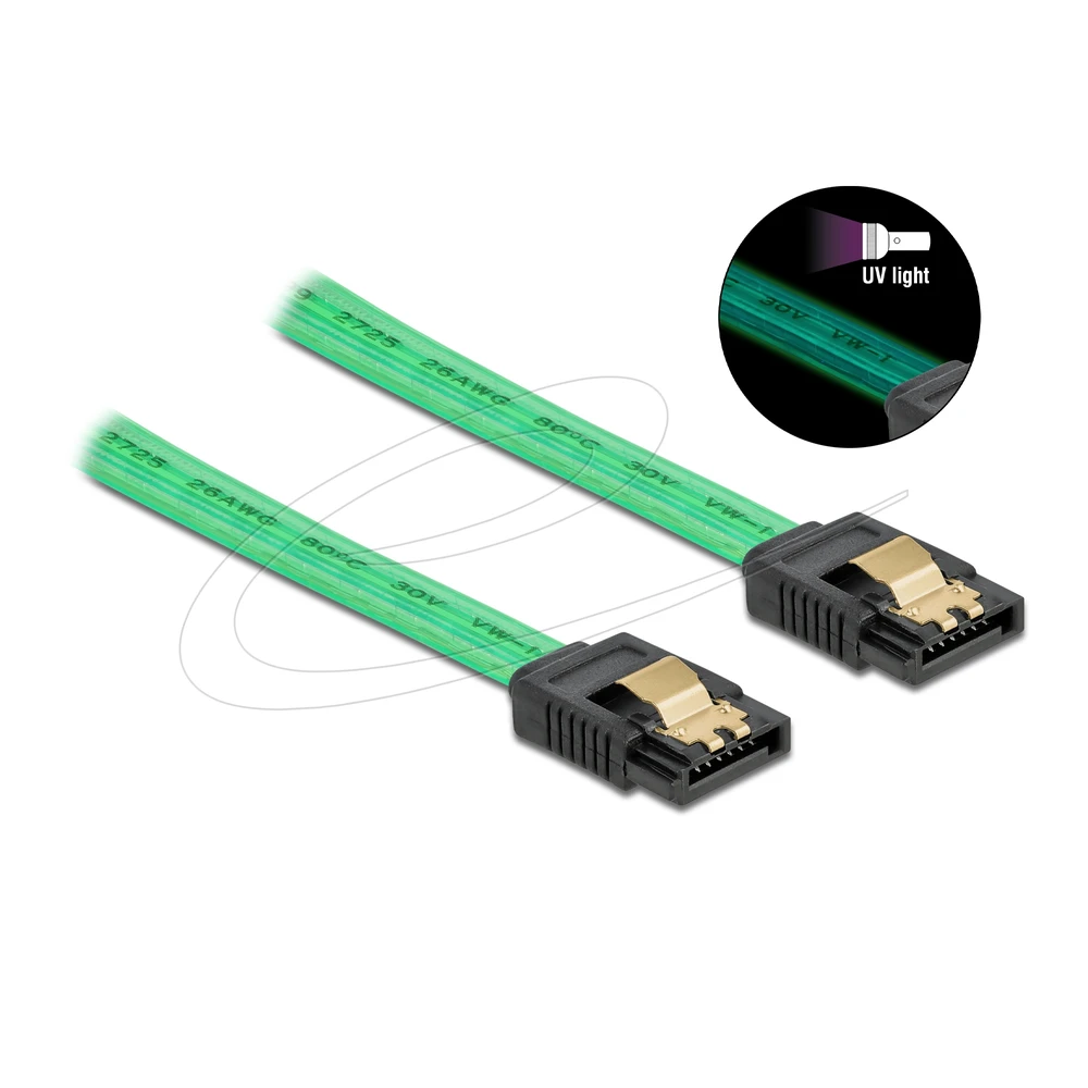DELOCK SATA Összekötő 50cm 82069 - iPon.hu