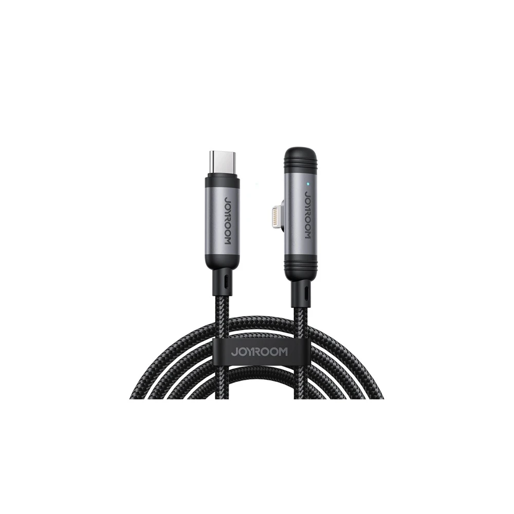 JOYROOM USB 2.0 Type C Lightning Töltő/adat Black 1.2m S-A56_CL