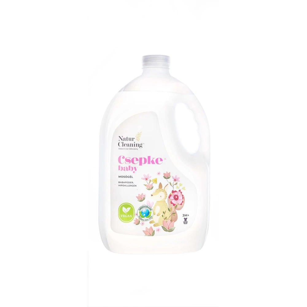 NATURCLEANING Csepke Baby washing babapúder fragrance 3m+ 4000 ml