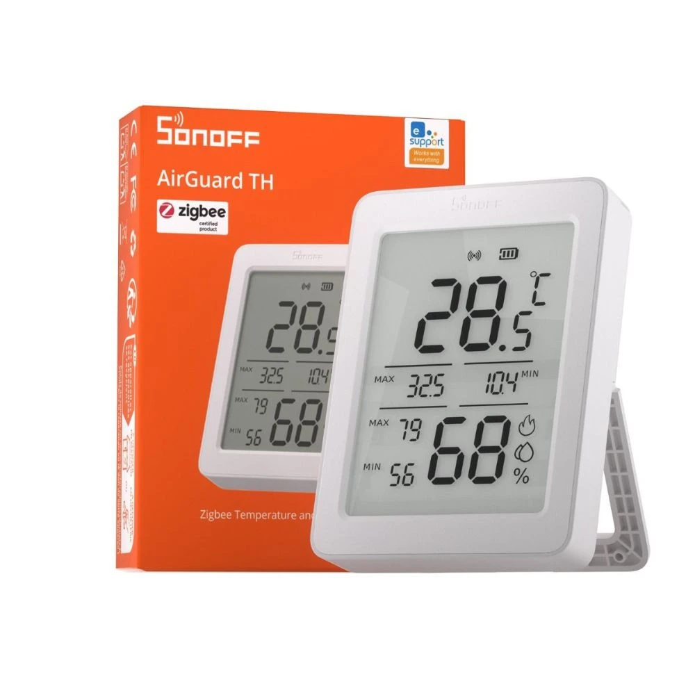 SONOFF AirGuard TH SNZB-02DR2 - Temperatur und pára Sensor