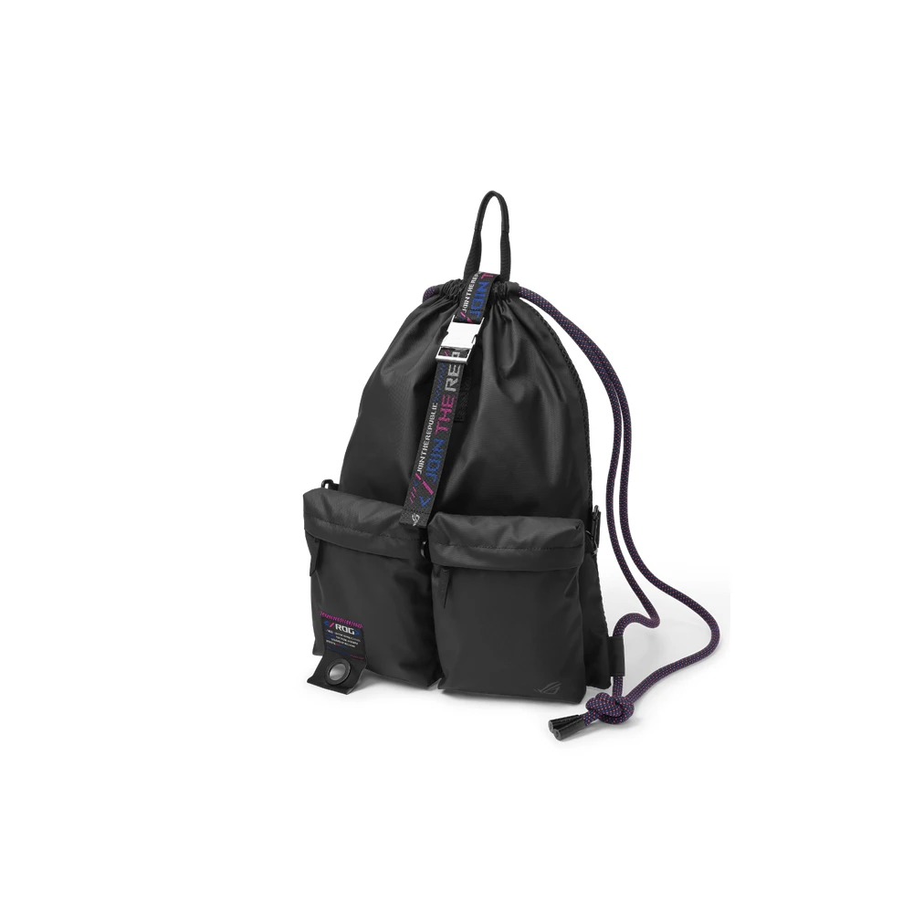 ASUS ROG SLASH Multi-use Drawstring Bag BD3700 fekete - iPon.hu