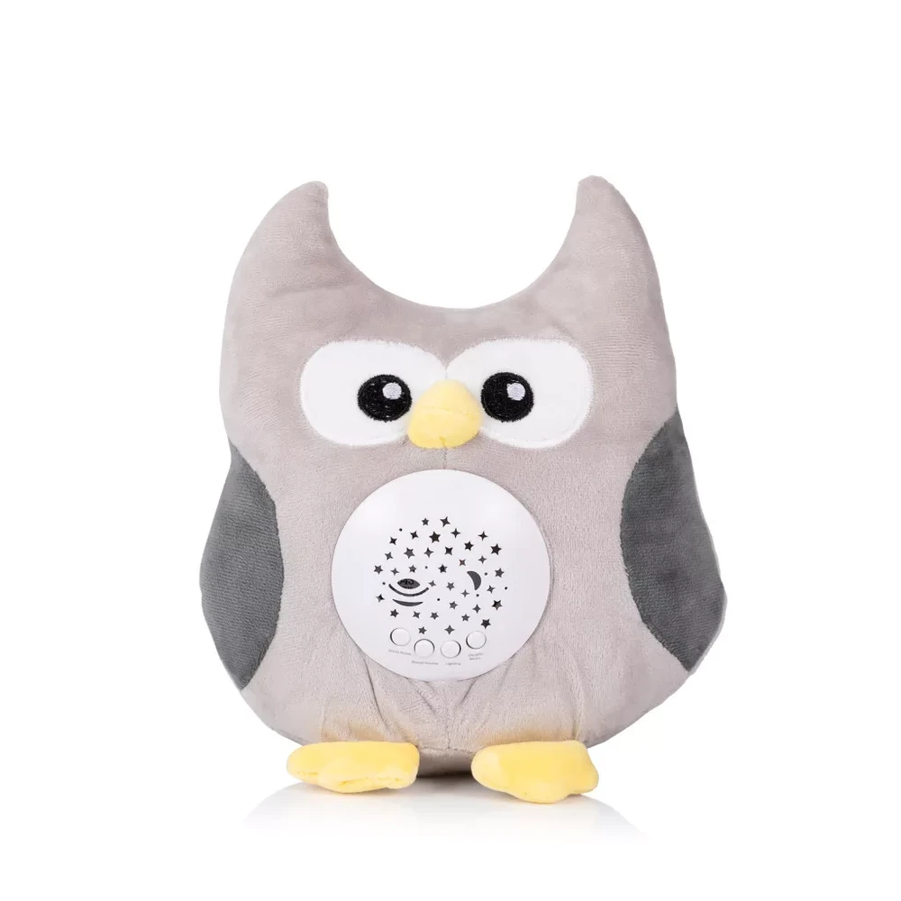 CHIPOLINO Little Owl projektoros zenélő plüss bagoly