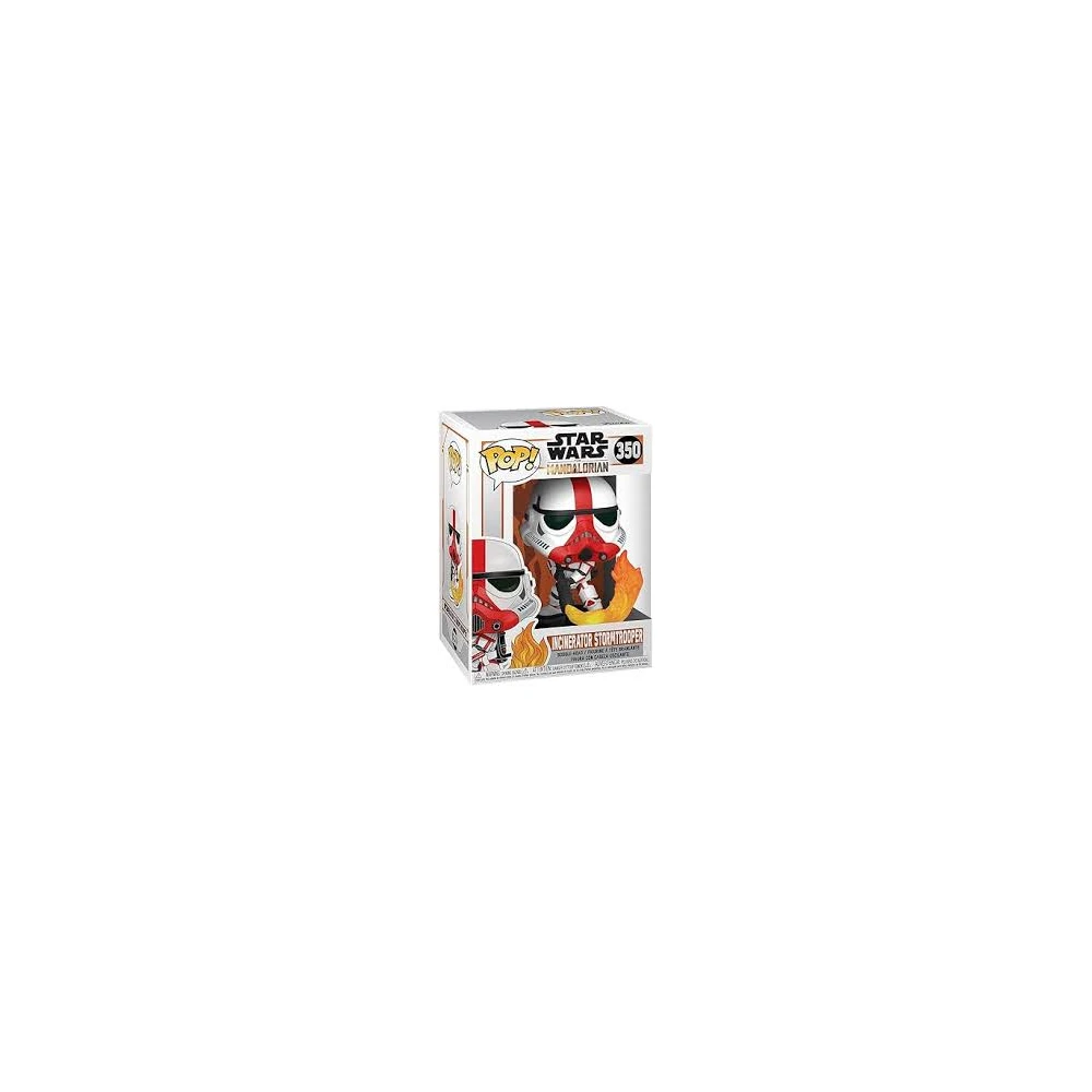 FUNKO Pop Star Wars The Mandalorian - Lángszórós stormtrooper figura