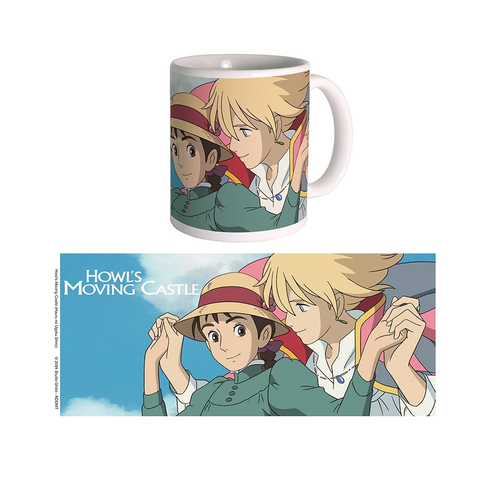 SEMIC-STUDIO Ghibli 07 Howls Moving Castle Bögre 340ml Mintás