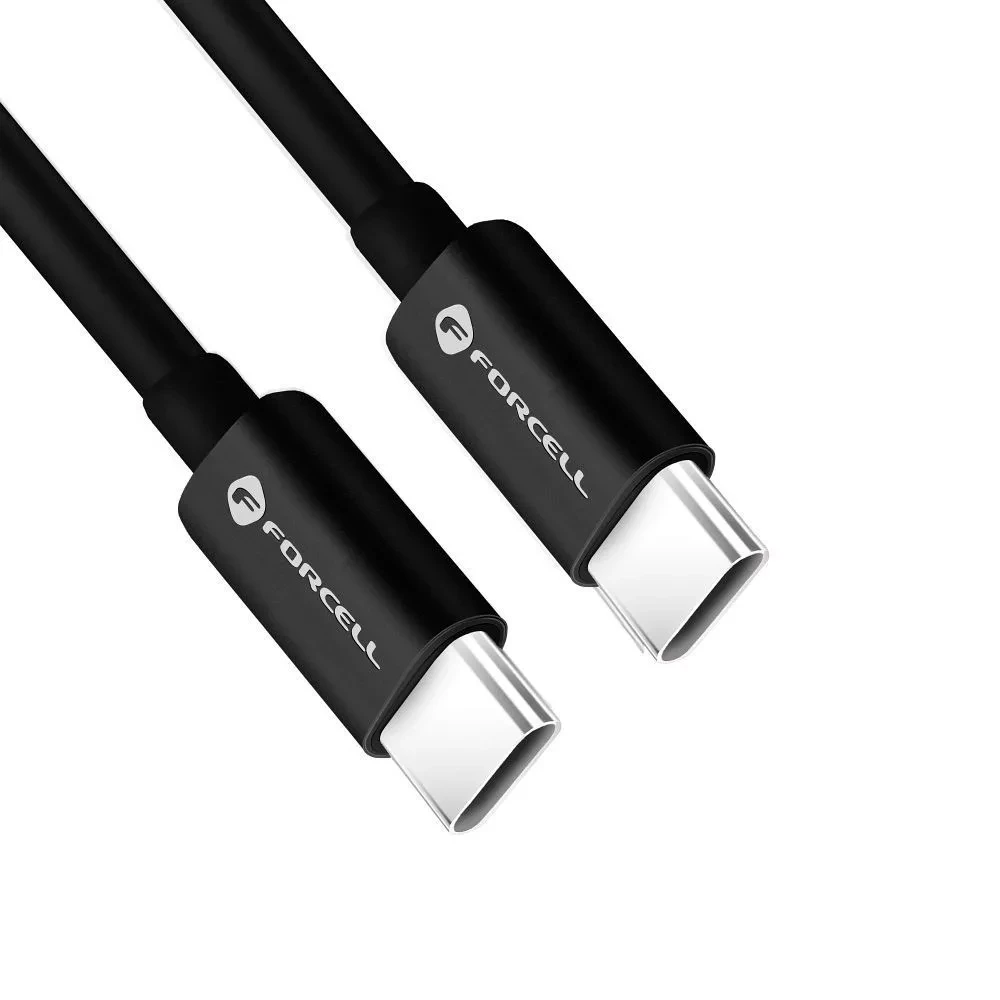 FORCELL USB 2.0 Type C Connector Black 3m 108997